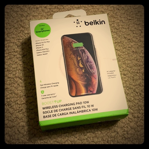 Belkin 10 Watt Wireless Charging Pad - Picture 1 of 1